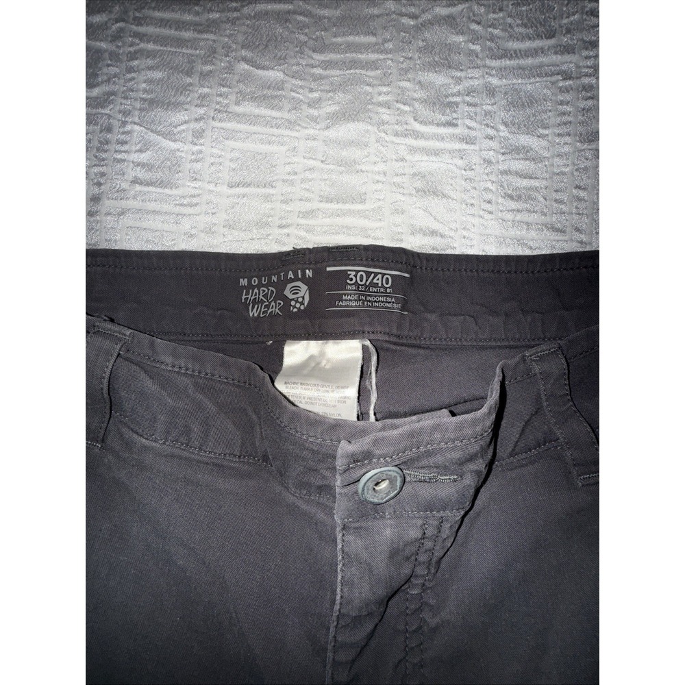 Mountain Hardwear AP Pants Mens 32x30 Gray Roll Up Leg Stretch Outdoors Hiking - Picture 3 of 8